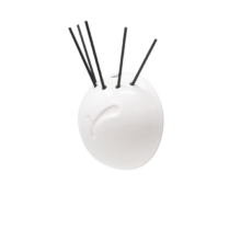 ceramic reed diffuser, snow white ceramic reed diffuser, snow white