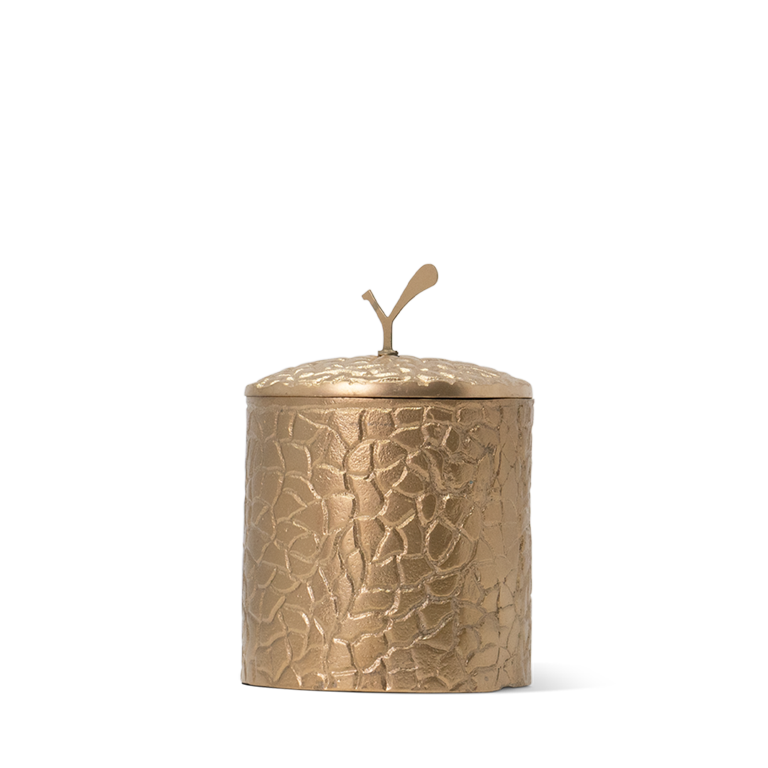 luxe candle housing, Moody Gold