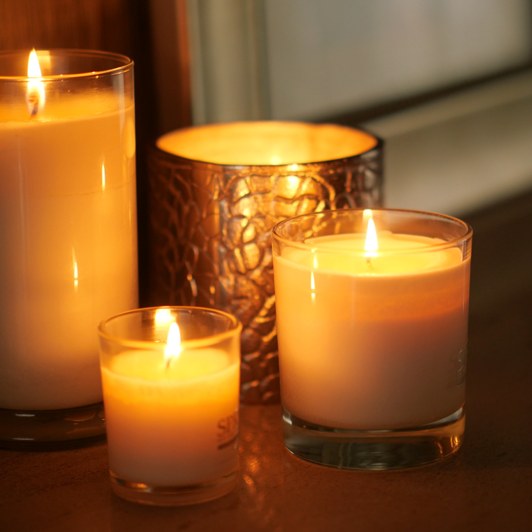 Vegan-approved scented candles by Spry
